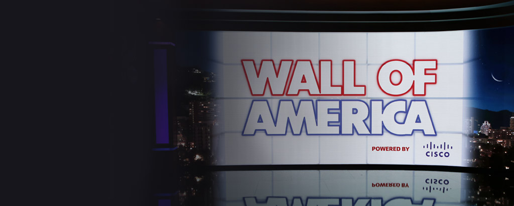 Jimmy Kimmel Live video wall powered by Cisco